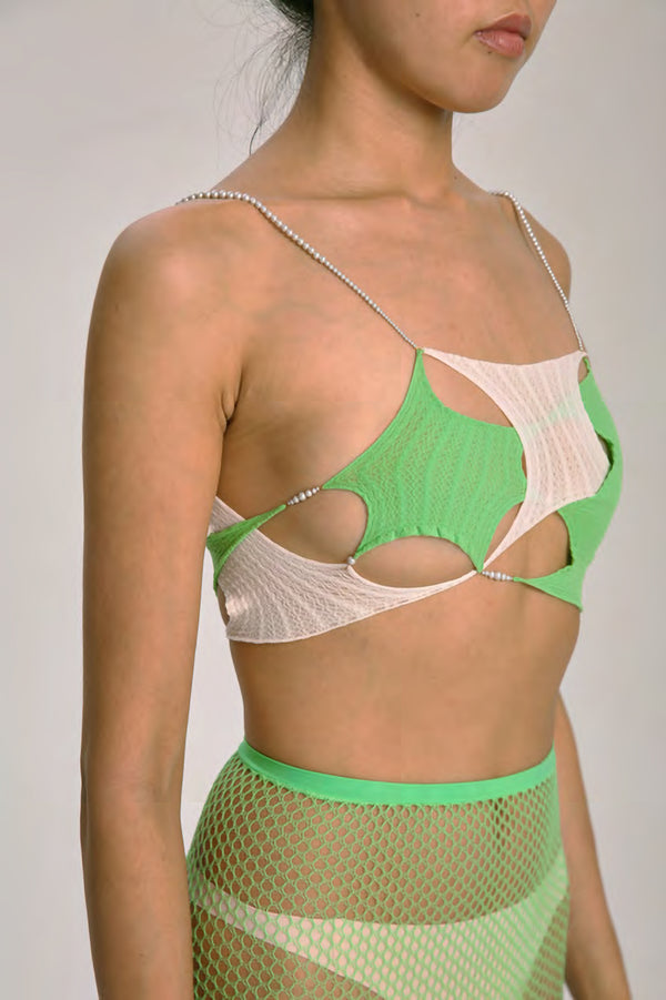 RUI SS21-R003 LIME/VAPOR Asymmetric Vest